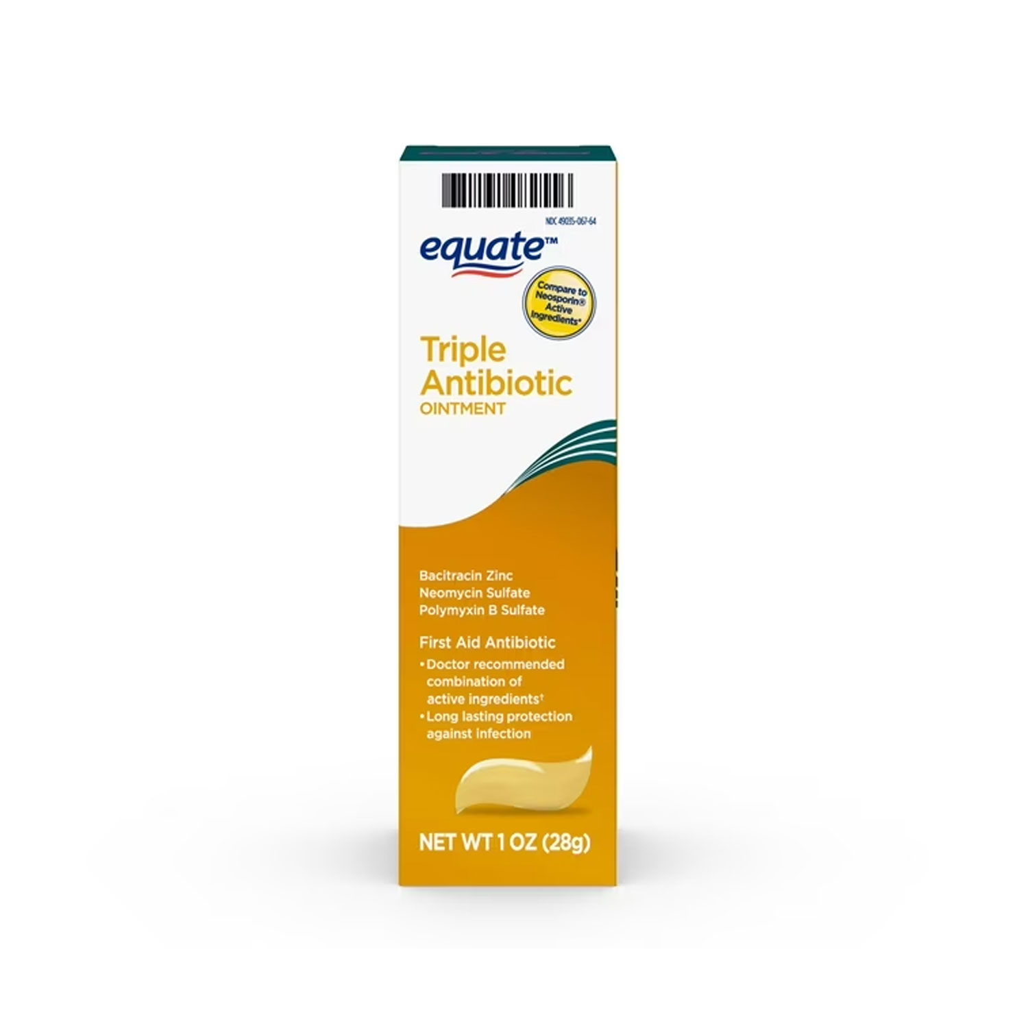 Equate First Aid Triple Antibiotic Ointment Infection Protection