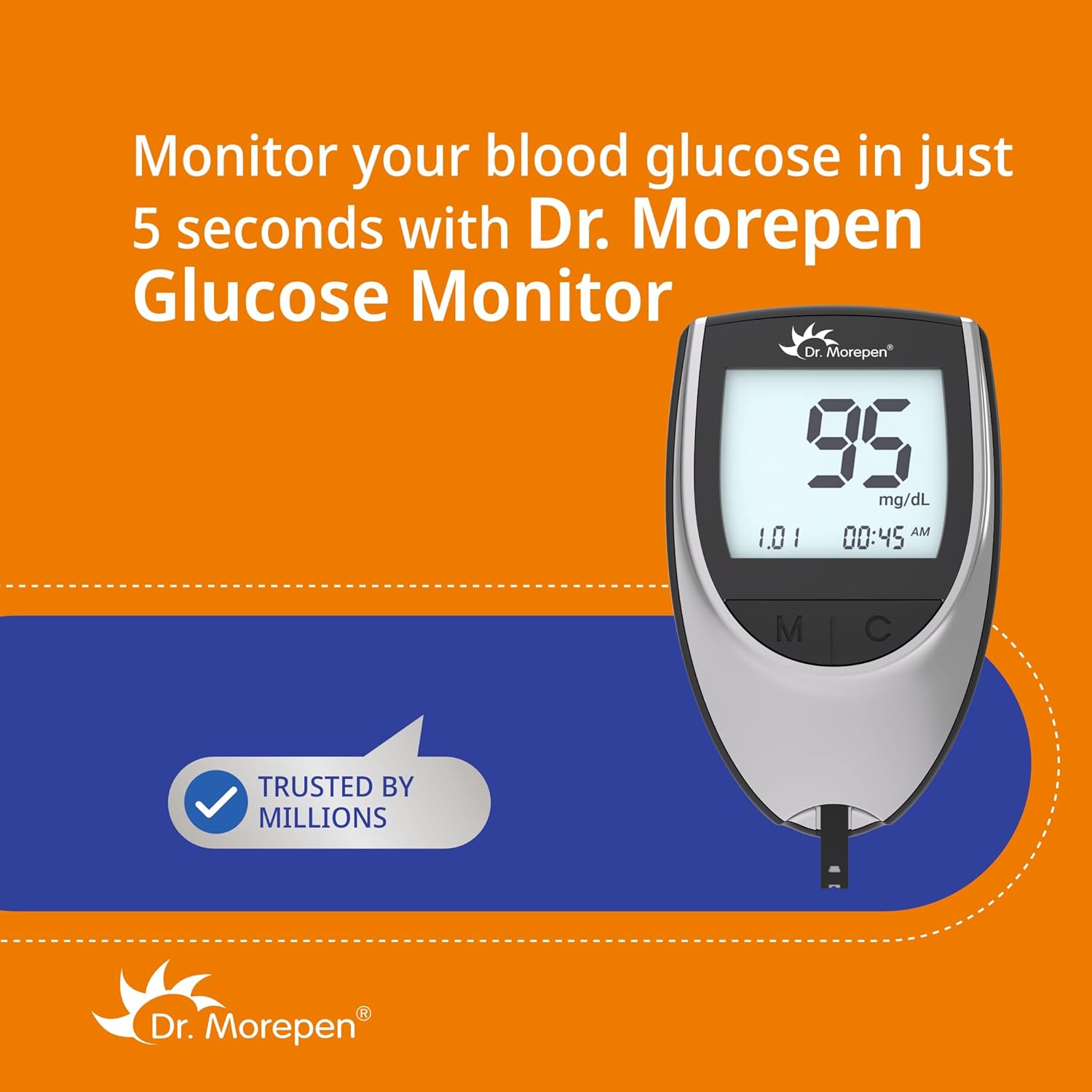 DR MOREPN GLUCO METER + 25 DTRIP - Image 5